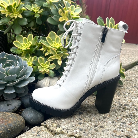 BCBG Leather Parina Lace Up Boots - Picture 5 of 15